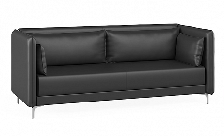 Двухместный диван Графит низкий (подушки-подлокотники не входят в комплект)