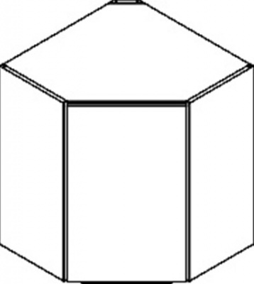 Шкаф навесной угловой MCHP 6072.1P