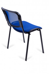 Стул для посетителей ИЗО черный каркас с сеткой