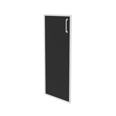 Дверь стекло в раме средняя левая O.SR-2(L) black