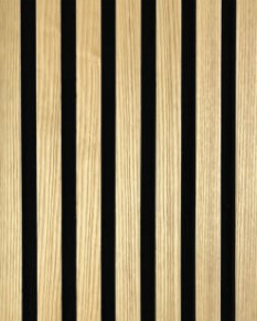 Декоративная реечная панель Woodnel Размер M шпон ясеня (покрытие масло)