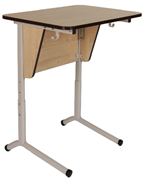 Стол ученический одноместный регулируемый СУО - 5Р (2-4 гр.)
