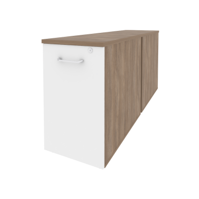 Тумба двойная низкая выдвижная приставная O.VTPO-2.8