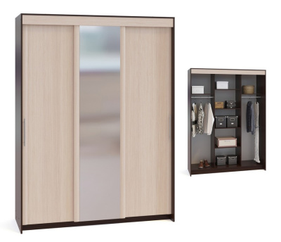 Шкаф-купе Контур ШР-186.32 с зеркалом