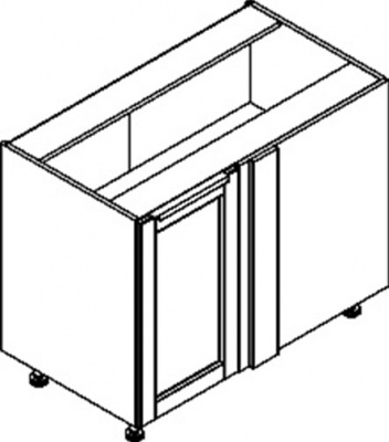Шкаф напольный угловой с полкой MOCC 1082.1C