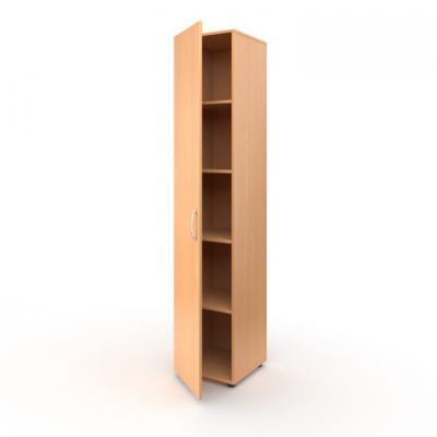 Шкаф для учебных пособий закрытый узкий