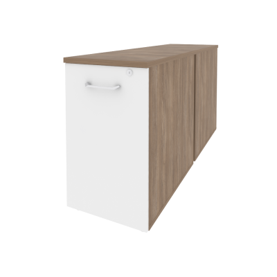 Тумба двойная низкая выдвижная приставная O.VTPO-2.7